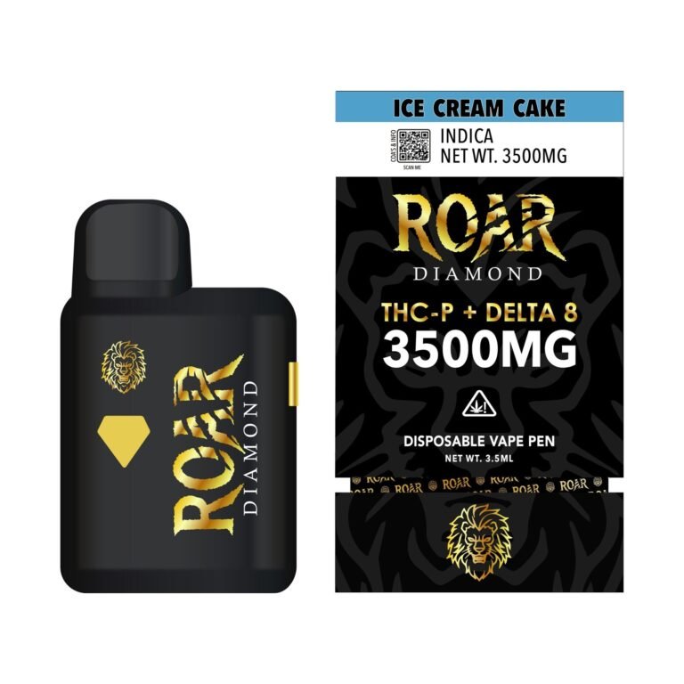 Roar Diamond THC-P + Delta 8 3500MG – Ice Cream Cake
